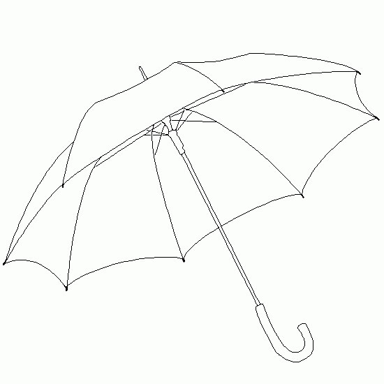 umbrella Coloring Pages Download