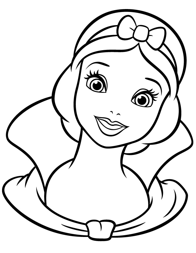 Beautiful Snow White Coloring Pages