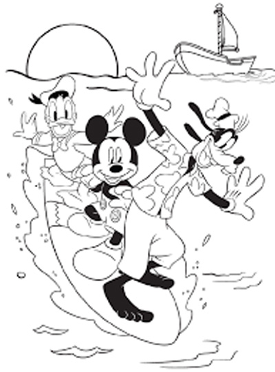 Mickey Mouse Coloring Pages For Halloween
