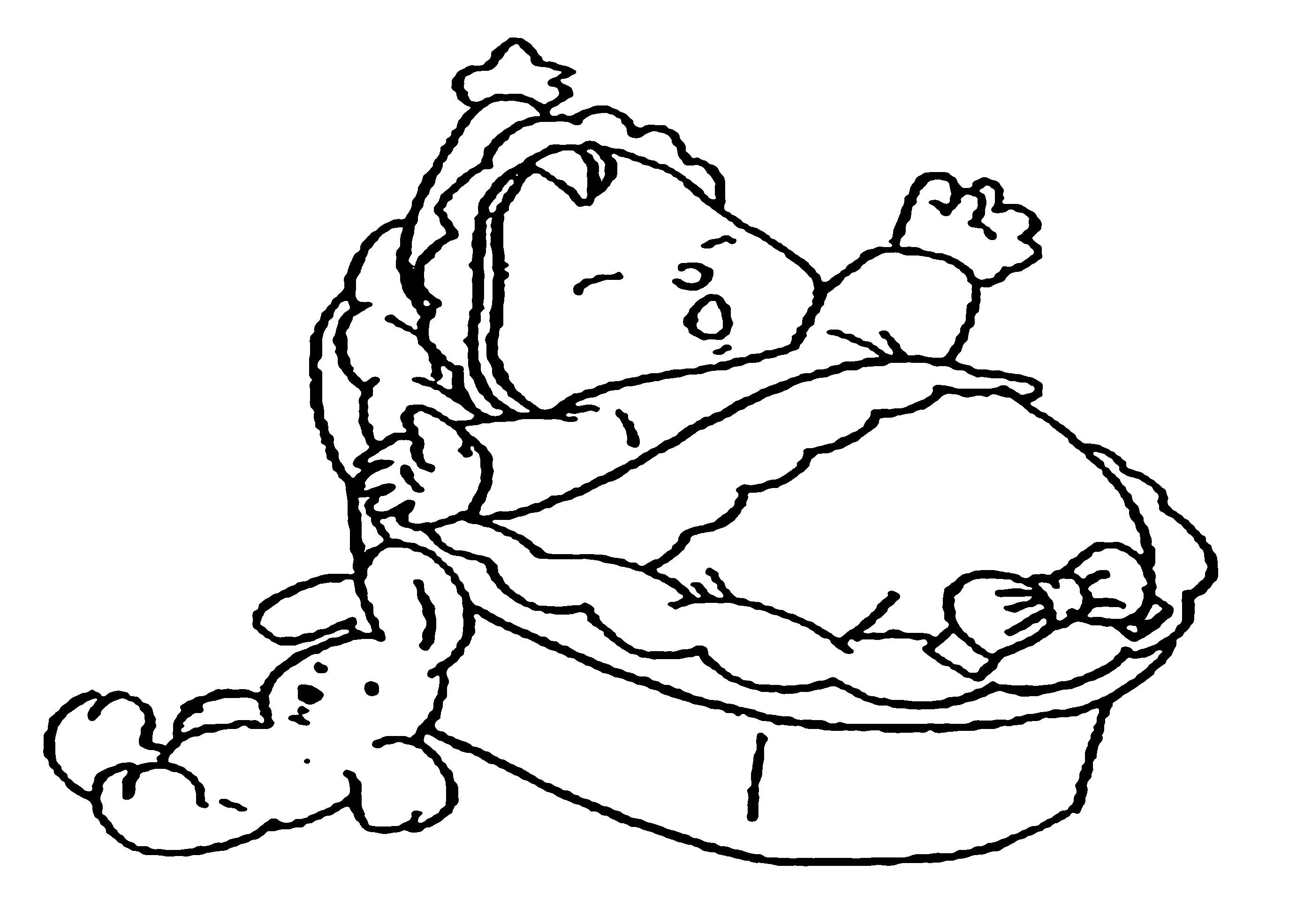 Baby Coloring Page