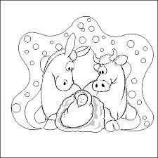 Christmas Baby Jesus Coloring Pages