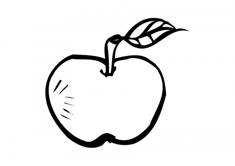 Apple Coloring Pages Printable