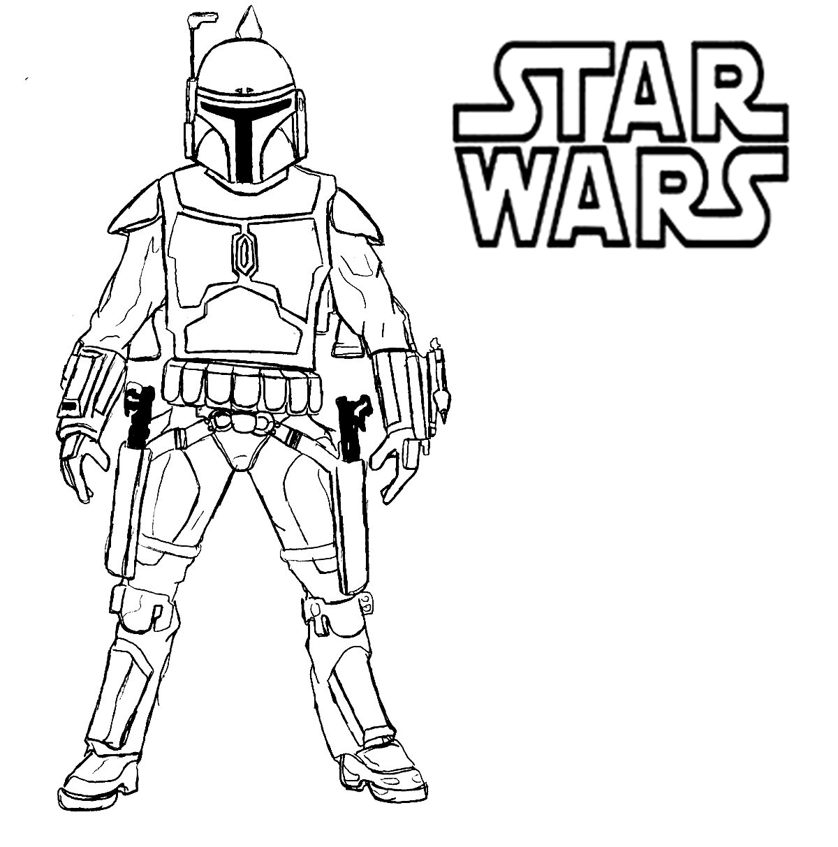 Star Wars Coloring Pages Captain Rex