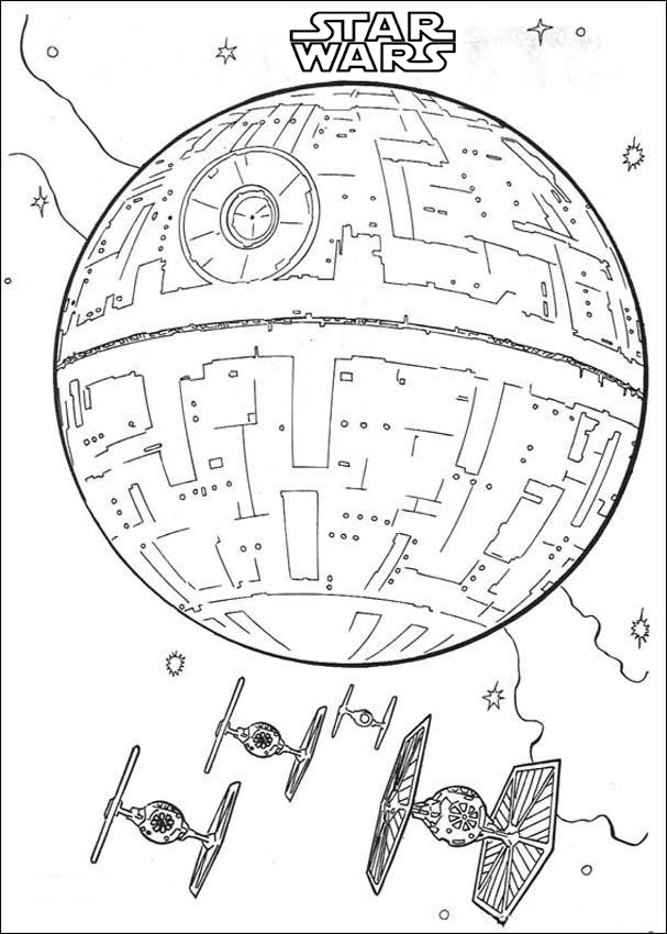 Star Wars Death Star Coloring Pages