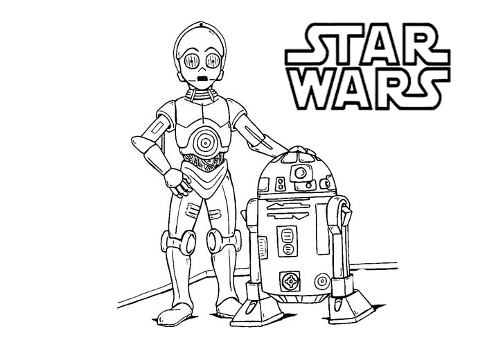 Star Wars Robot Coloring Pages