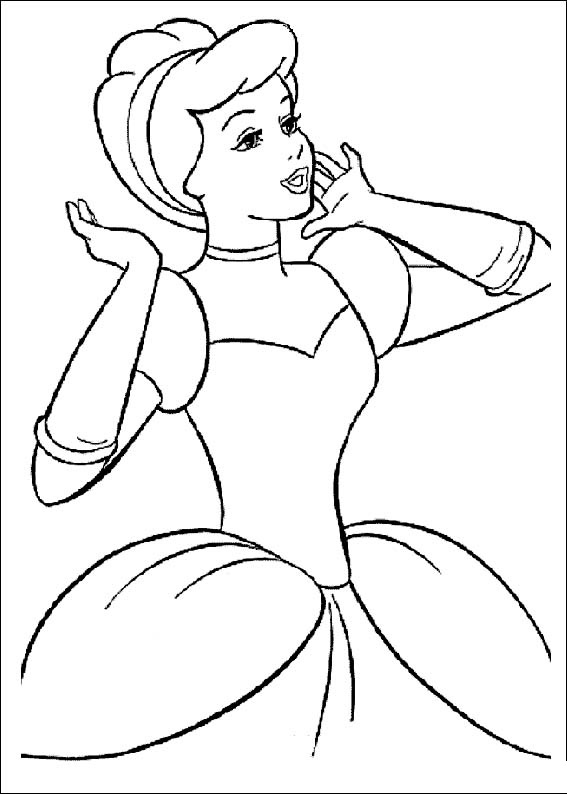 Cinderella Coloring Pages To Print