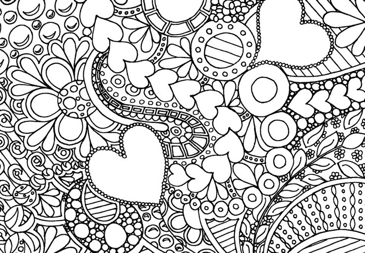 Free Difficult Coloring Pages For Adults
