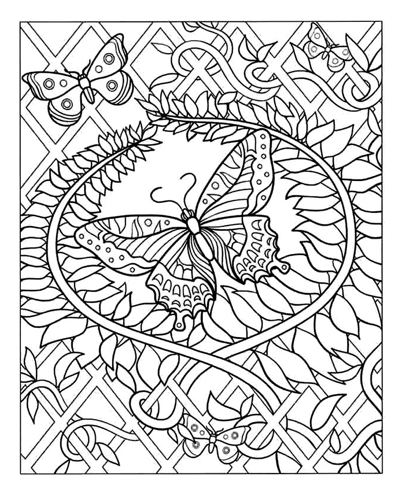 Free Printable Hard Coloring Pages Printable Templates