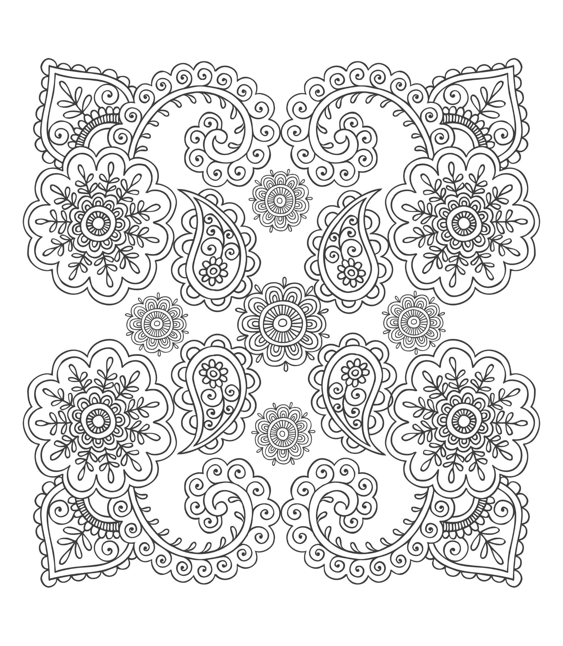 Geometric Coloring Pages free
