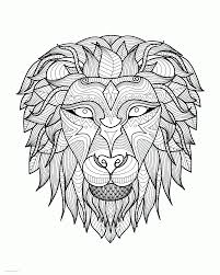 Lion Face King Coloring Pages