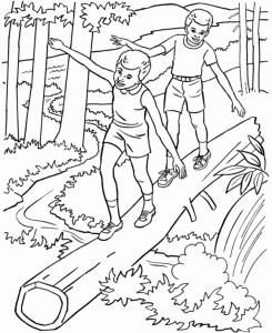 nature coloring pages for adults to print