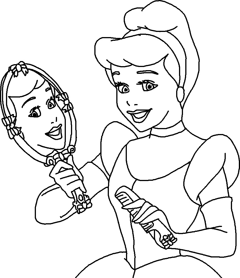 Princess Cinderella Coloring PagesPrincess Cinderella Coloring Pages