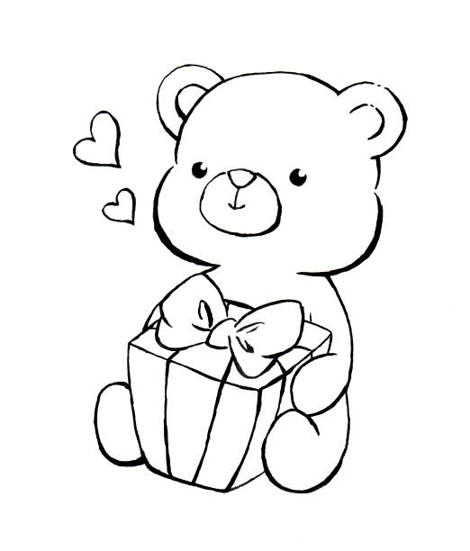 Small Teddy Bear Coloring Pages