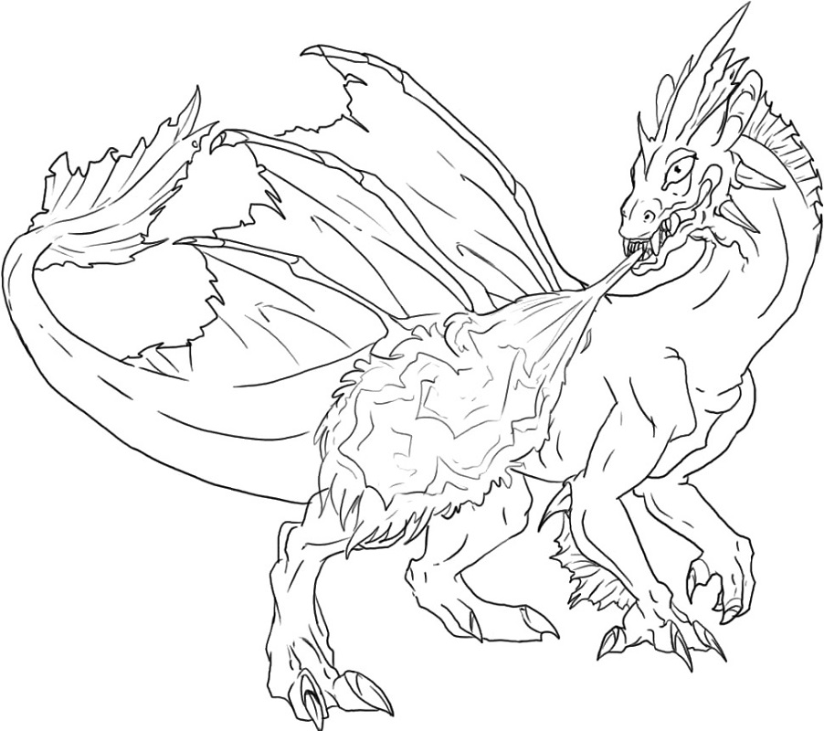 Dragon Coloring Pages for Boys | Free Coloring Pages