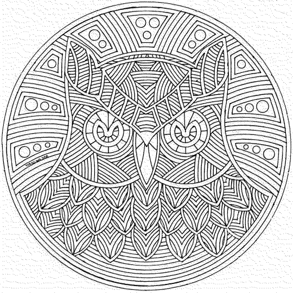 Geometric Coloring Pages to Print