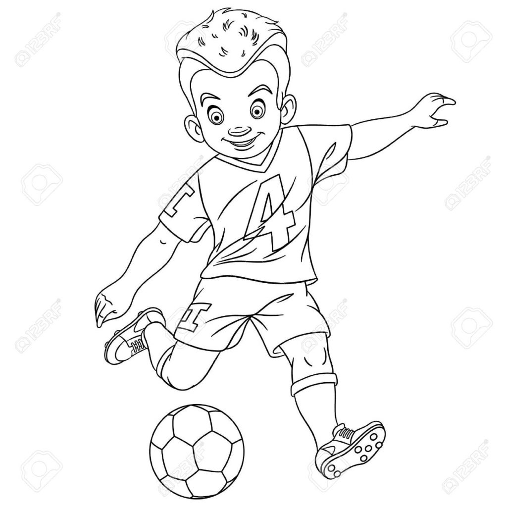 Easy Football Coloring Pages For Adults | Free Coloring Pages