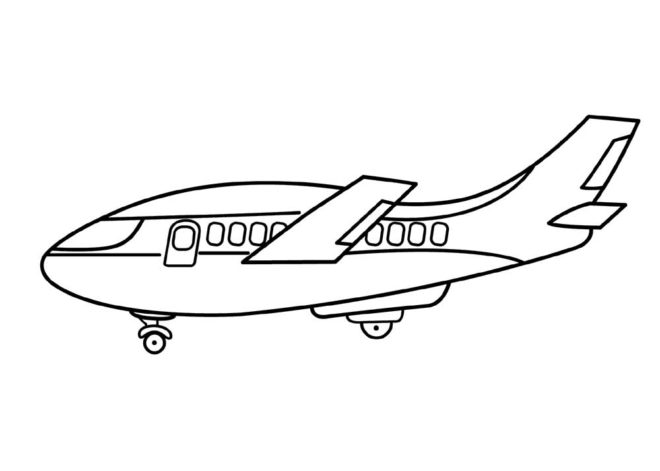 airplane coloring pages pdf
