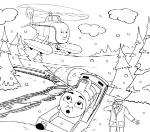 Train Coloring Pages for Free download