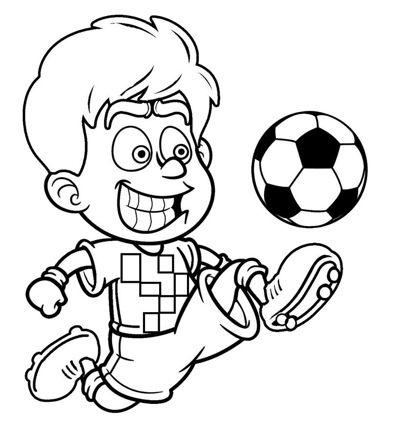 Printable Football Coloring Pages
