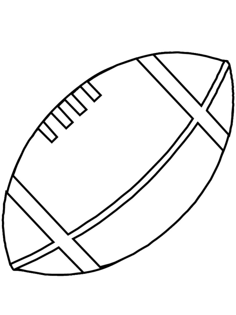 Football Coloring Pages For Kids