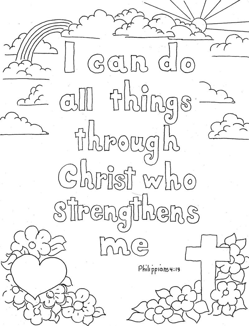 15 Wonderful Christian Coloring Pages