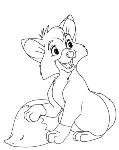 Fox Coloring Pages Free Printable