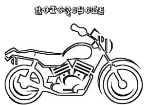 printable motorcycle coloring pages for preschoolers