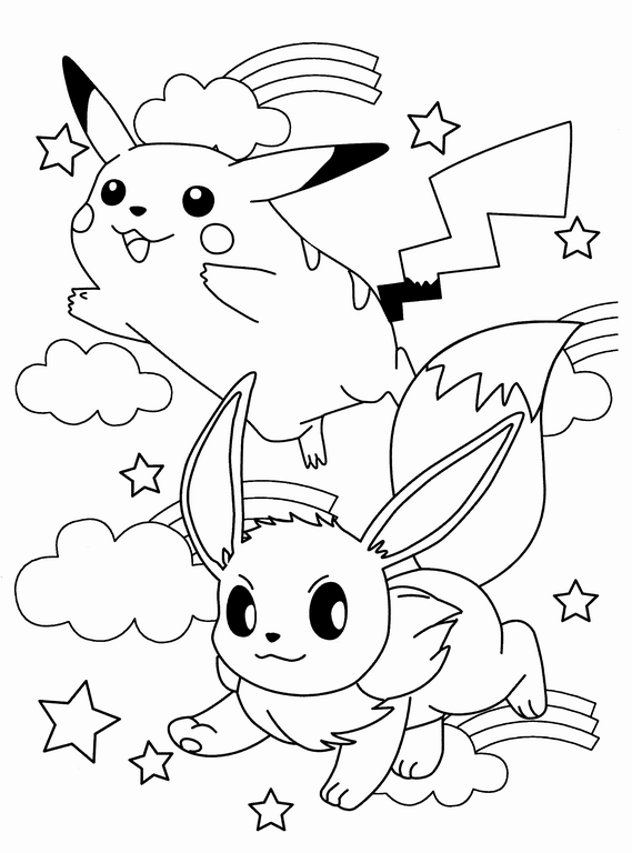 Pikachu and team