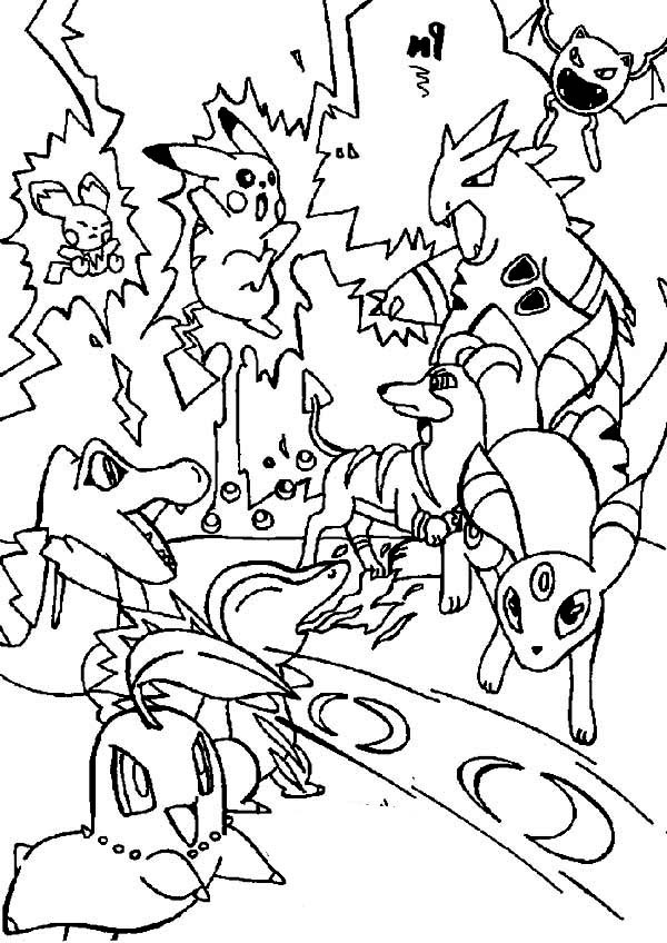 Pokemon Coloring Pages Black And White
