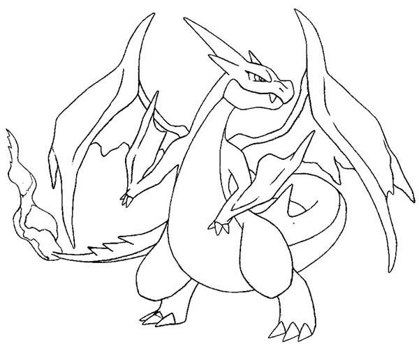 Pokemon Coloring Pages Charizard