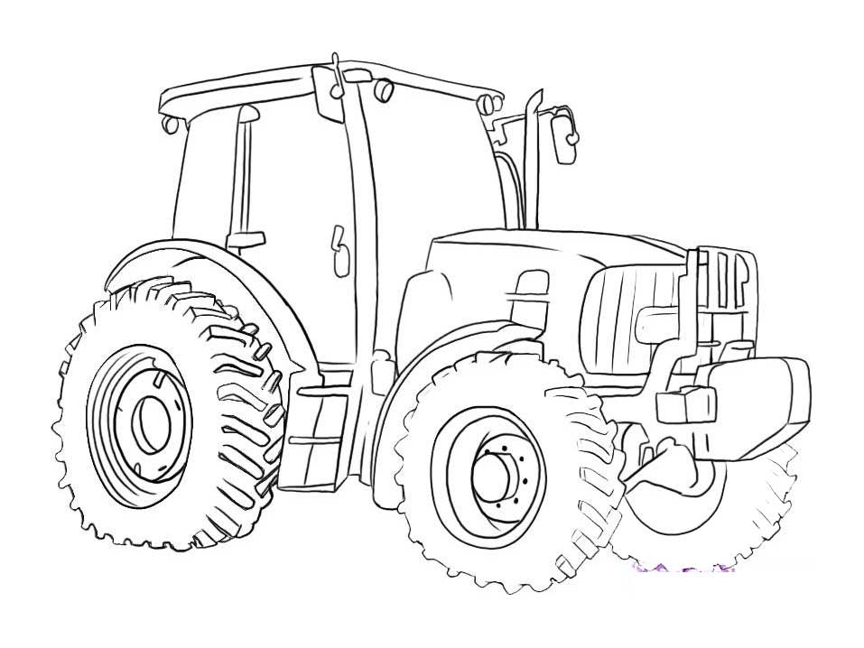 25 best tractor coloring pages to print