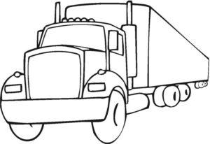 40 Free Printable Truck Coloring Pages Download