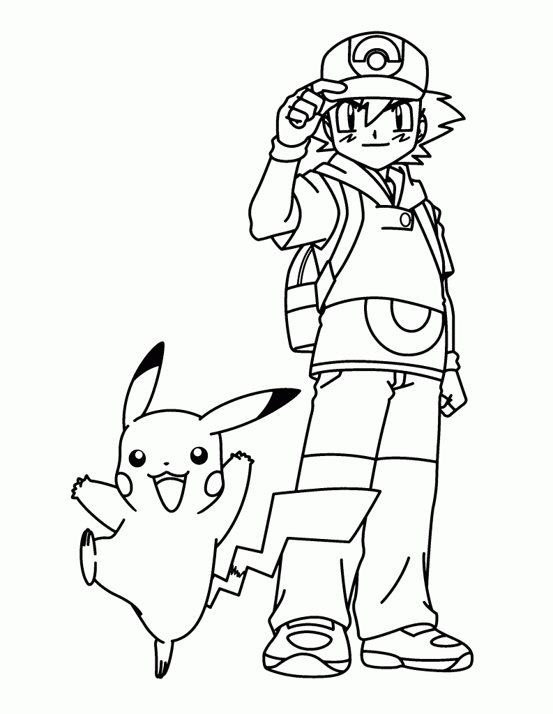 pikachu and ash