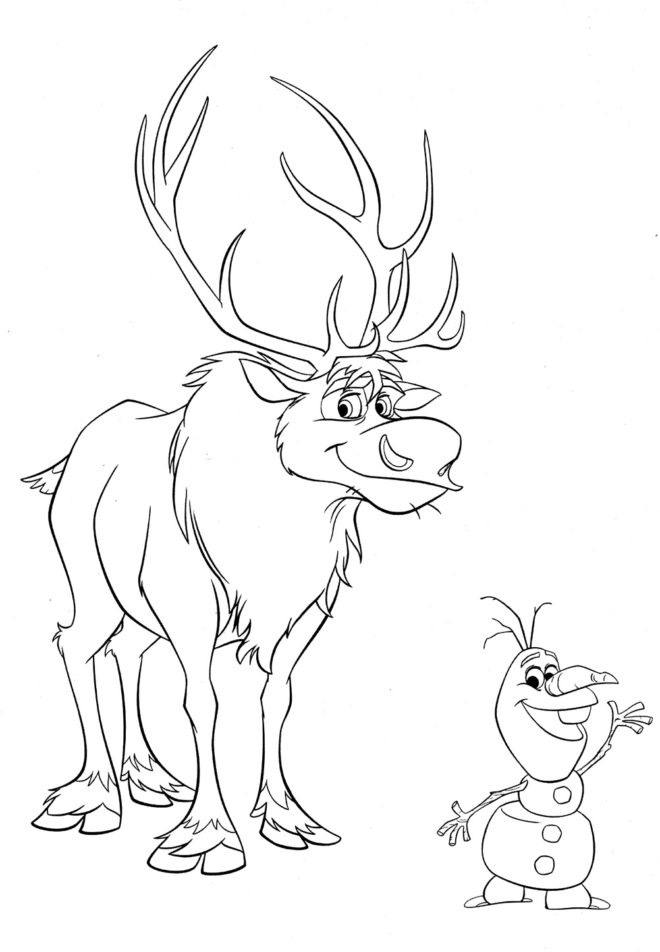 Disney Frozen Coloring Pages To Download