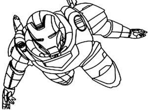 Wonderful Iron Man Coloring Pages For Kids