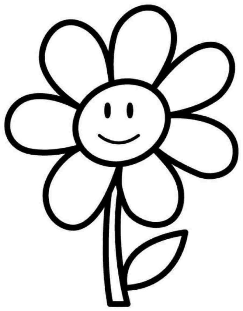 25 Flower Coloring Pages To Color