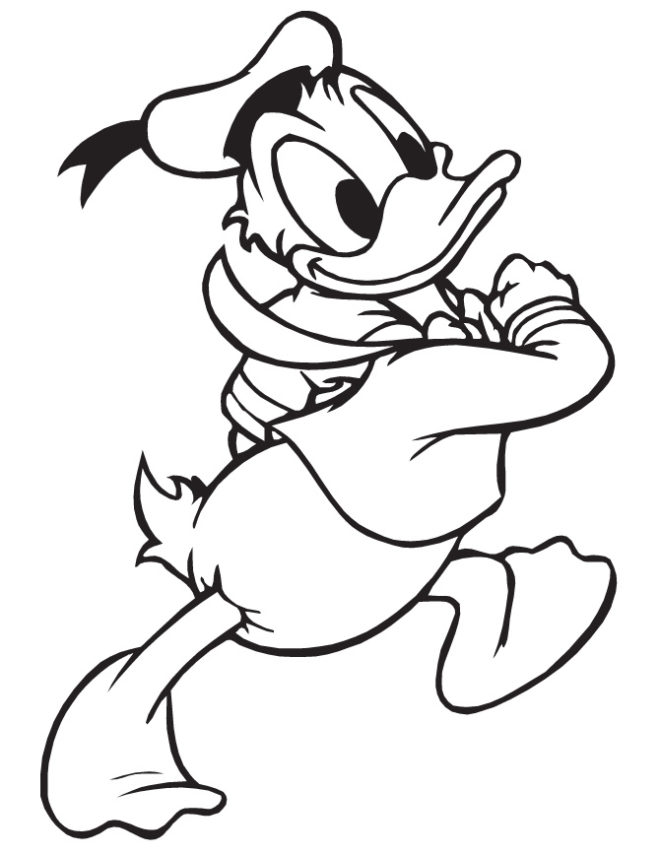 Donald Duck Coloring Pages Download