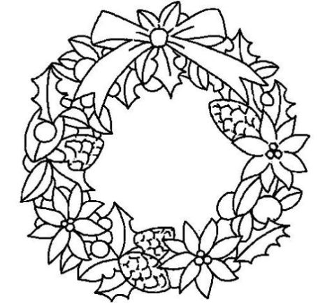 Easy Christmas Coloring Pages For Preschoolers