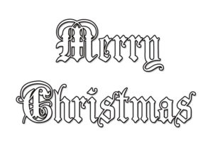 Merry Christmas Coloring Pages