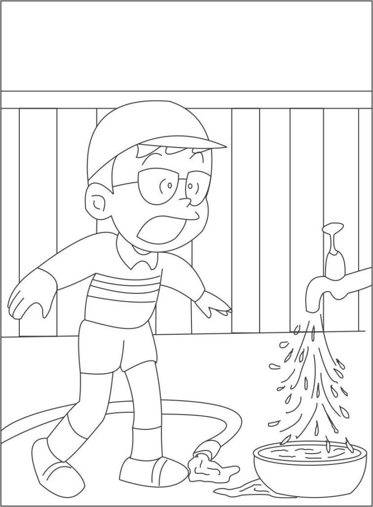 20+ Ninja Hattori Colouring Pages