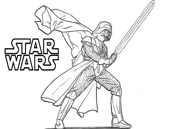 Star Wars Coloring Pages Darth Maul