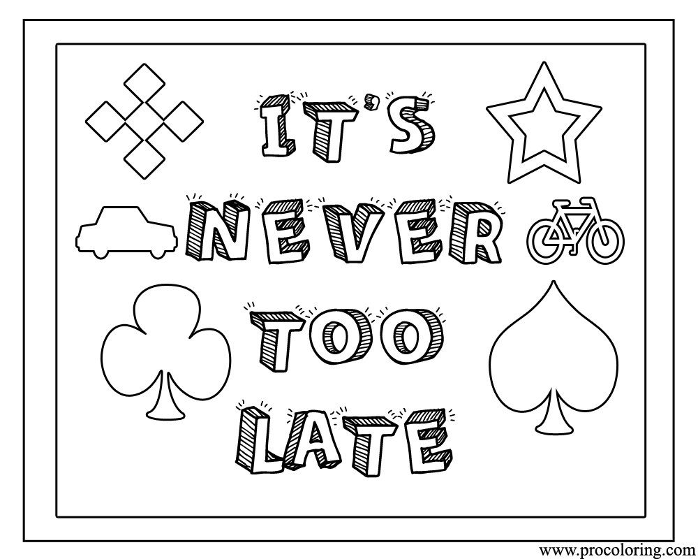 Motivational Coloring Pages For Students