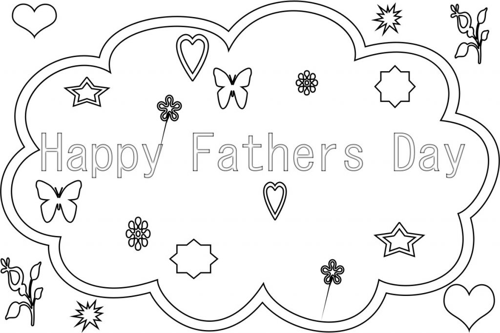 Father Day Coloring Sheets For Sunday School | Free Coloring Pages