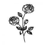 Two Rose Coloring Pages