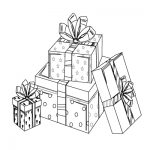 Bundle of Presents Coloring Pages