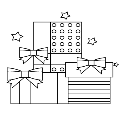 Christmas Presents Coloring Pages | Free Coloring Pages Christmas Presents Coloring Sheets