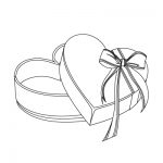 Wedding anniversary Present Coloring Pages