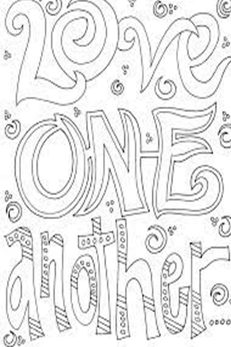 Easy Positive Quotes Coloring Pages