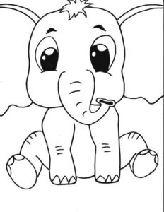 25+ Baby Elephant Coloring Pages For You