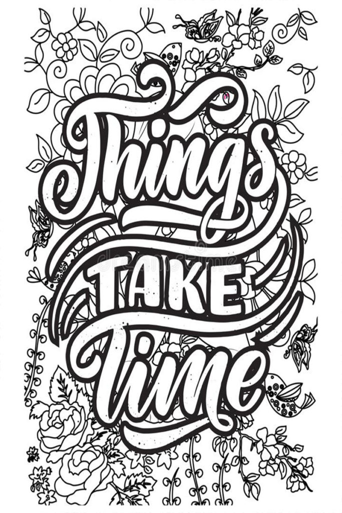 Free Printable Positive Quotes Coloring Pages